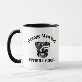 Caneca Mãe de Cachorro Política Engraçada Pai Pitbull Ant