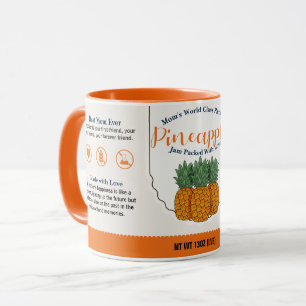Caneca Mãe de classe mundial Abacaxi Ama Mug