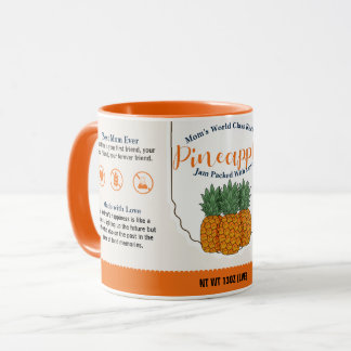 Caneca Mãe de classe mundial Abacaxi Ama Mug