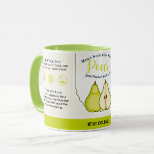 Caneca Mãe de classe mundial Pear Love Jam Mug