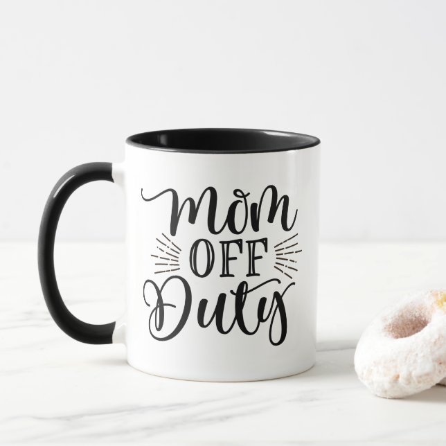 Caneca Mãe de Dar Engraçado Presente da Mãe (Com Donut)