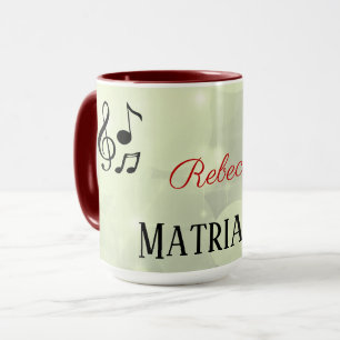 Caneca Mãe de Matriarca Musical Personalizada