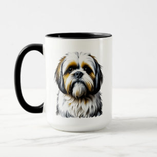 Caneca Mãe de Shih Tzu   Amantes de Cães