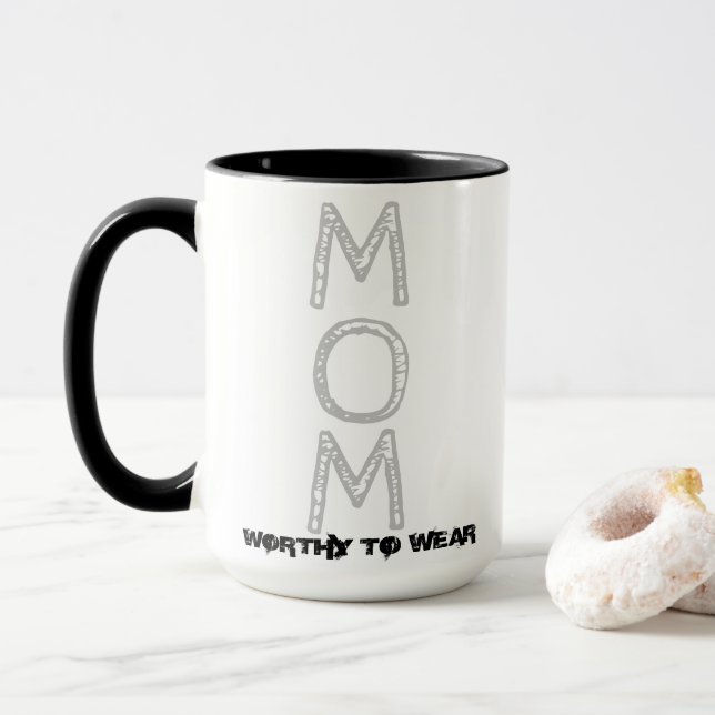 Caneca MÃE - Digno De Veste (Com Donut)