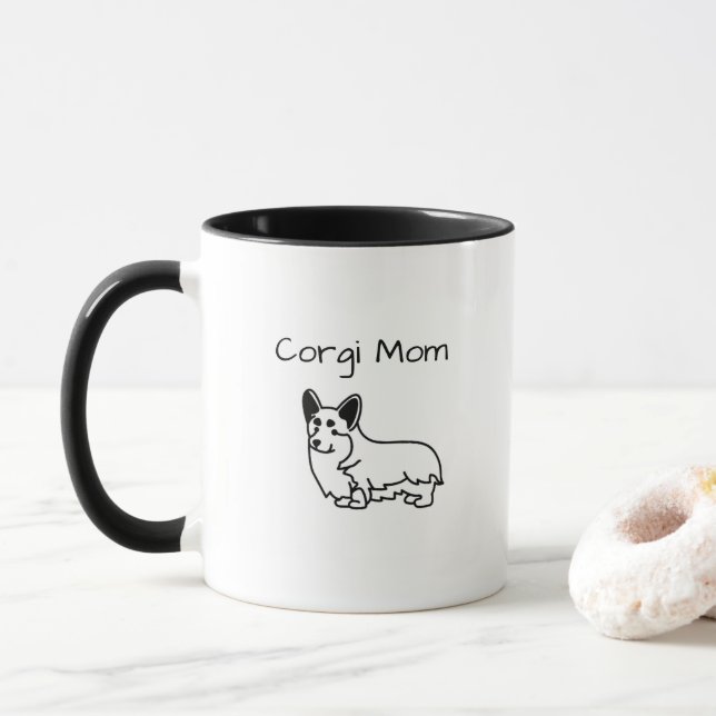 Caneca Mãe do Corgi (Com Donut)