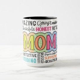 Caneca Mãe Dois Tons Mug Incrível - Presente da Mãe Inspi