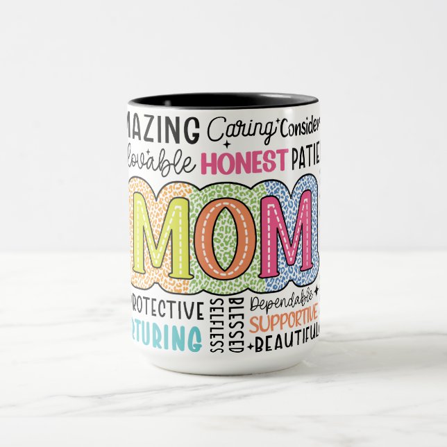 Caneca Mãe Dois Tons Mug Incrível - Presente da Mãe Inspi (Centro)