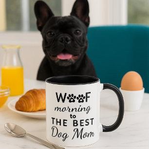 Caneca Mãe Engraçada e Personalizada Amante de Cachorro B