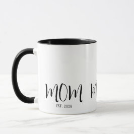 Caneca Mãe Estabelecida Presente para Nova Mãe