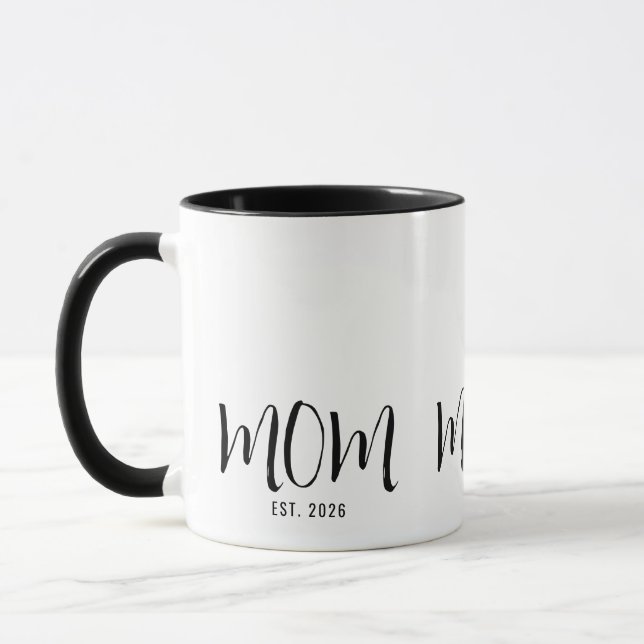 Caneca Mãe Estabelecida Presente para Nova Mãe (Esquerda)
