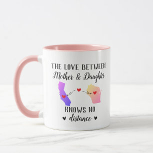 Caneca Mãe Estados Filhos O Amor Não Sabe Distância