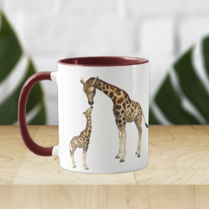 Caneca Mãe Girafa e Baby Giraffe