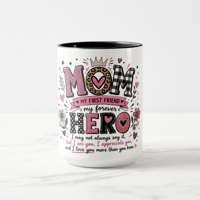 Caneca Mãe Inspiradora Melhor Amiga (Centro)