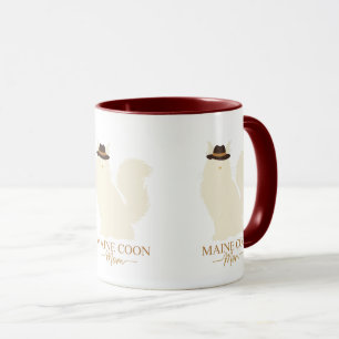 Caneca Mãe Maine Coon - Presente para Pais de Gatos Orgul