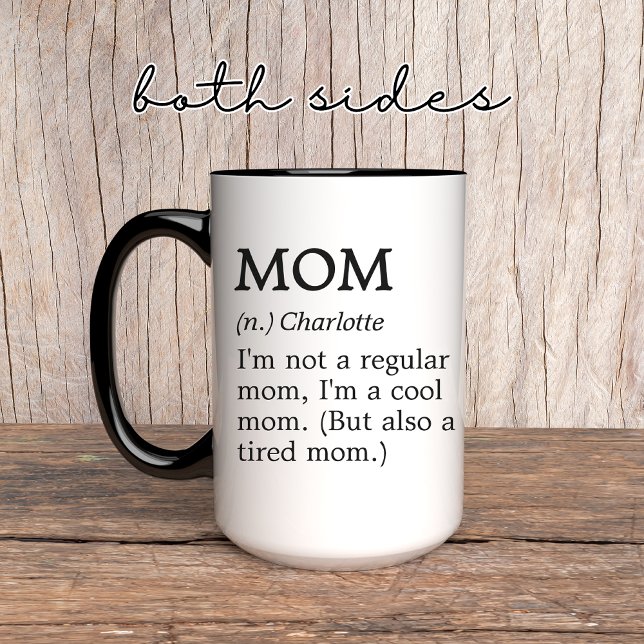 Caneca Mãe Mogs Engraçada Personalizada | Presentes do Di (funny mom mug, cool mom coffee mug, tired mom gift, mother’s day mug, personalized mom gift,)
