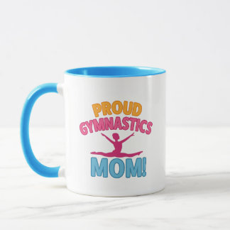 Caneca Mãe orgulhosa de ginástica