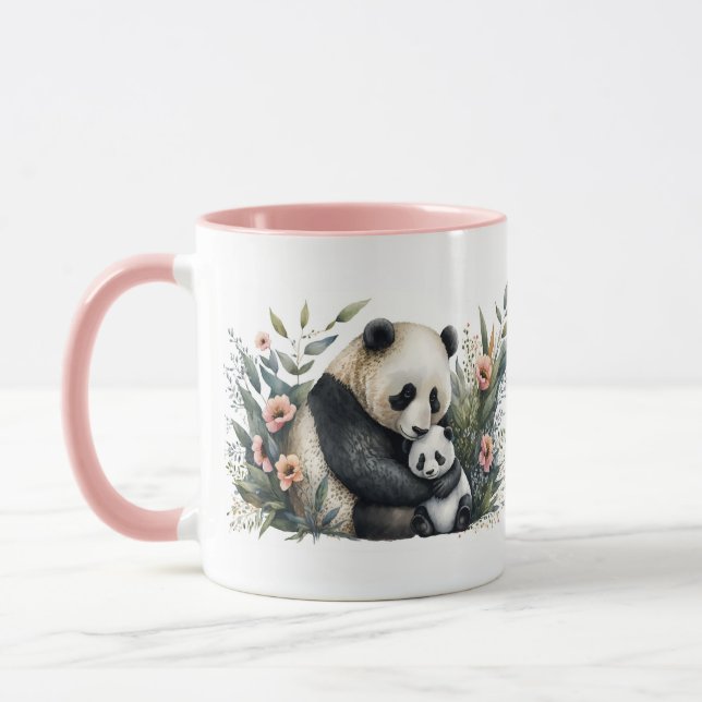 Caneca Mãe Panda e Cub Mug (Esquerda)