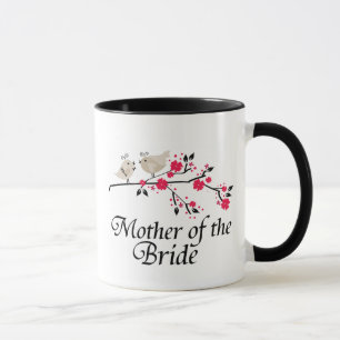 Caneca Mãe personalizada dos pássaros da noiva que