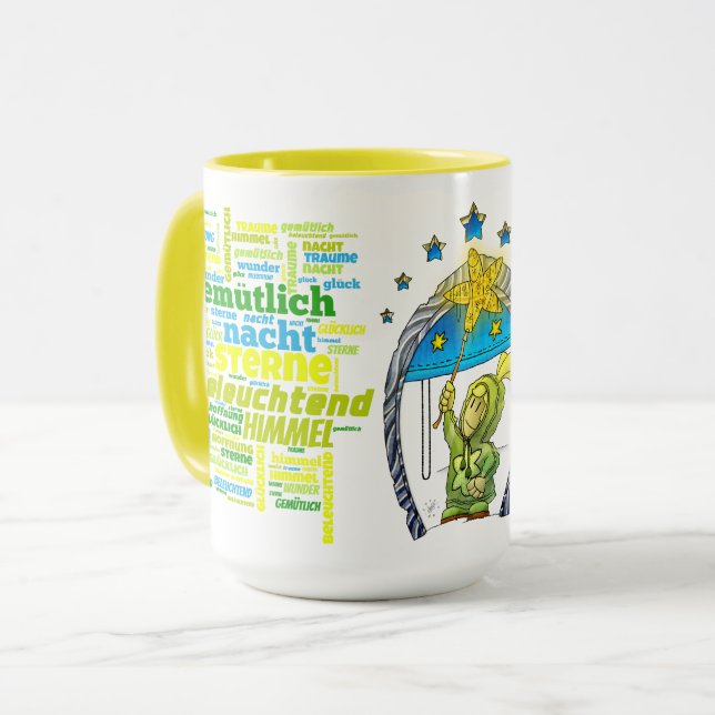 Caneca Mael - Glückliche Stern /  (Frente Esquerda)