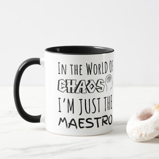 CANECA MAESTRO CHOS COORDENADOR MUG (Com Donut)