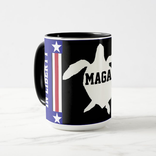 Caneca MAGA Turtles Mug (Frente Esquerda)