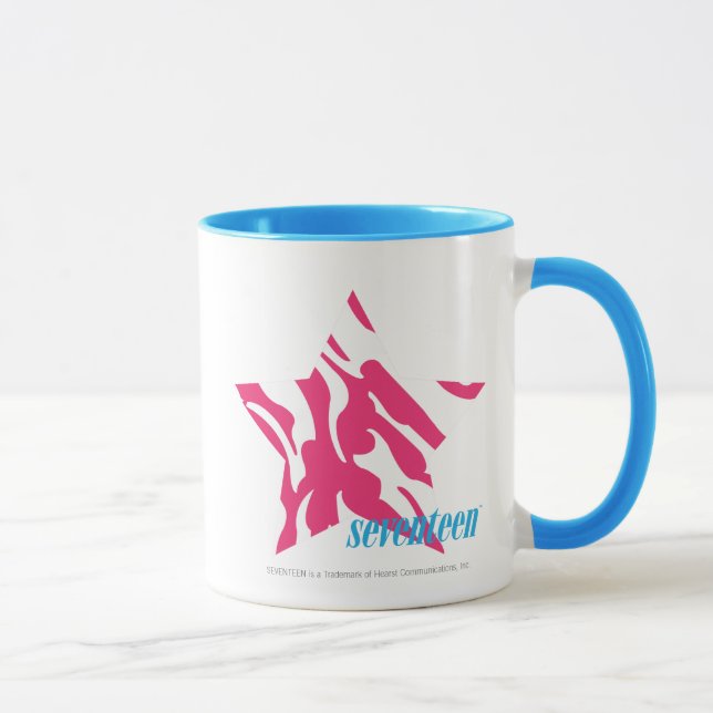 Caneca Magenta 4 da zebra (Direita)