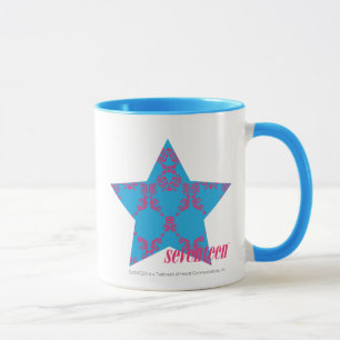Caneca Magenta-Aqua 2 do damasco
