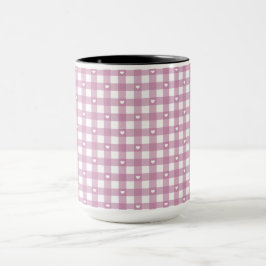 Caneca Magenta Checks