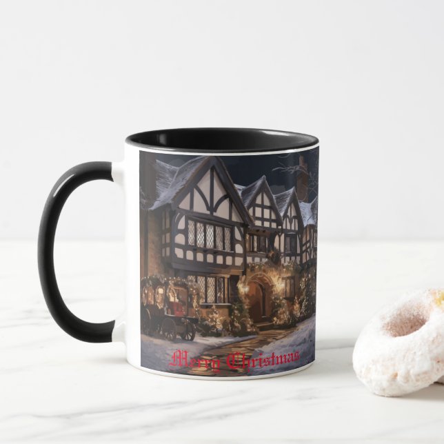 Caneca Magia do Natal Russo (Com Donut)
