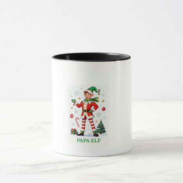 Caneca “Magia do Papai Elfo em Cada Golada” (Centro)
