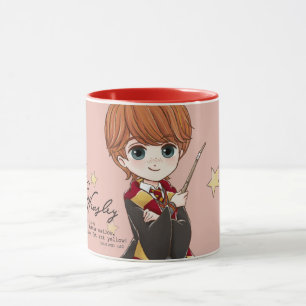 Caneca Magia Ron Weasley Watercolor