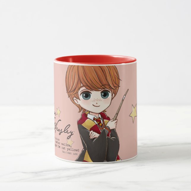 Caneca Magia Ron Weasley Watercolor (Centro)