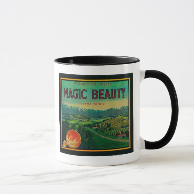 Caneca Magic Beauty Orange LabelPorterville, CA (Direita)
