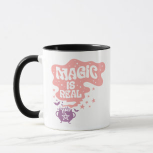 Caneca Magic é Real Witches Cauldron Bats Halloween