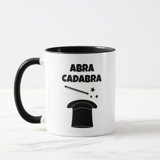 Caneca Magic wand and hat custom magician coffee mug (Esquerda)