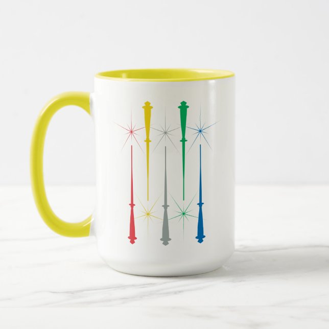 Caneca Magic Wands Mug 15oz. Amarelo (Esquerda)