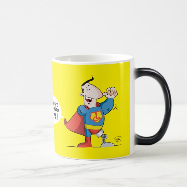 CANECA MÁGICA 100% SUPER-HERO (Direita)