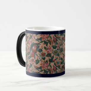Caneca Mágica 1830s Vintage - Cilindro Floral - Algodão impress