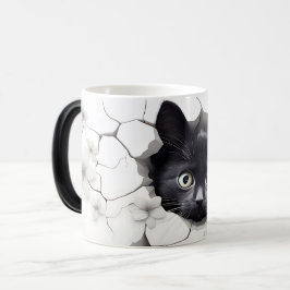 Caneca Mágica 3D Black cat