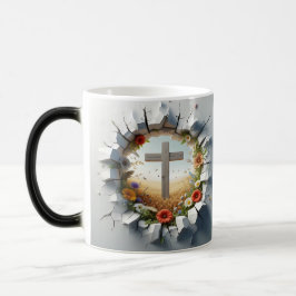 Caneca Mágica 3D Christian Cross