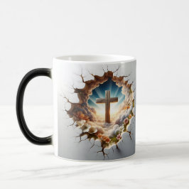 Caneca Mágica 3D Christian Cross
