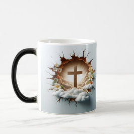 Caneca Mágica 3D Christian Cross