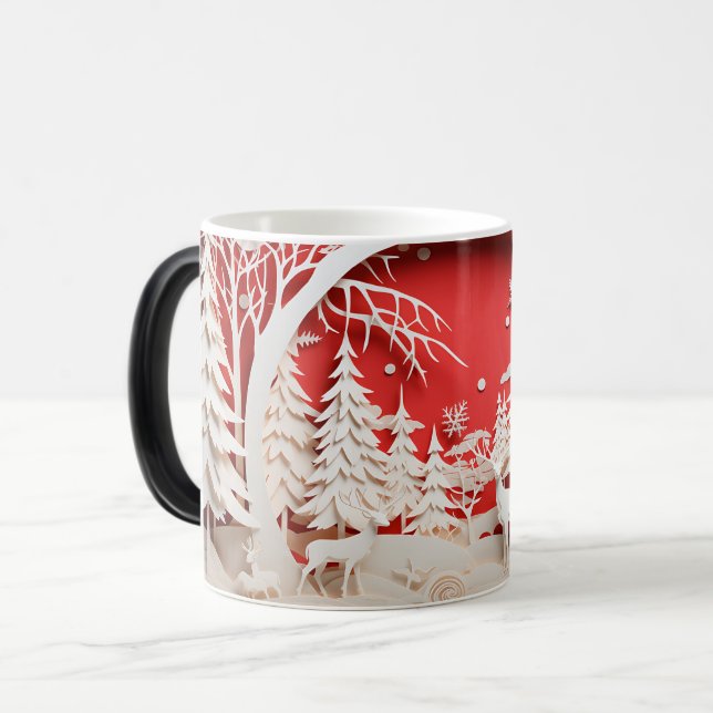 Caneca Mágica 3D-Christmas (Frente Esquerda)