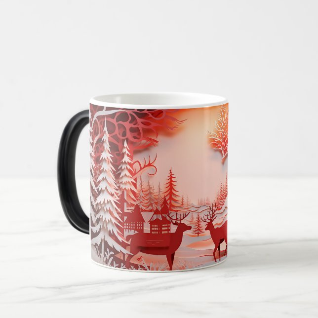 Caneca Mágica 3D-Christmas (Frente Esquerda)