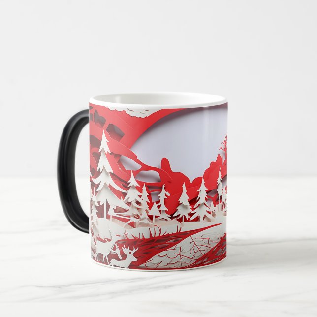 Caneca Mágica 3D-Christmas (Frente Esquerda)