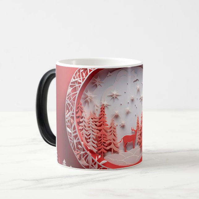 Caneca Mágica 3D-Christmas (Frente Esquerda)