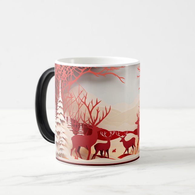 Caneca Mágica 3D-Christmas (Frente Esquerda)