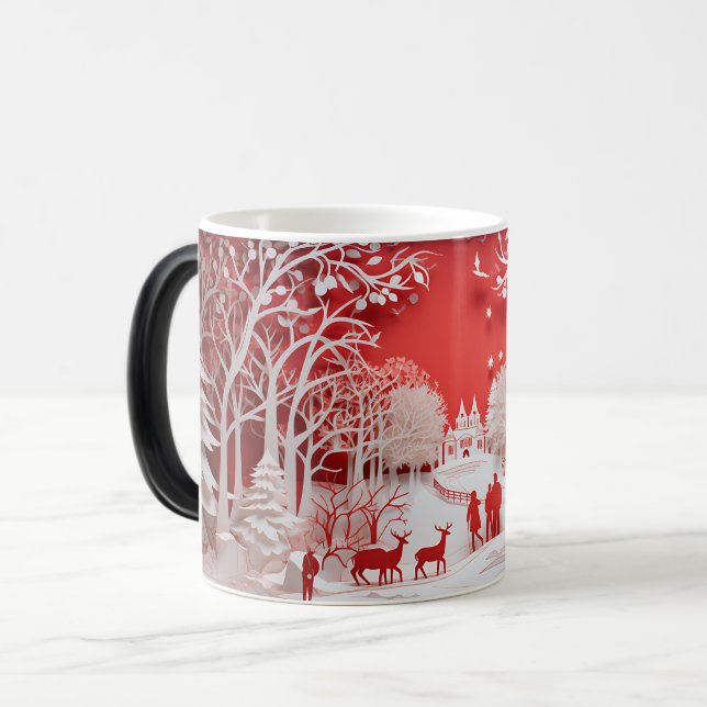 Caneca Mágica 3D-Christmas (Frente Esquerda)