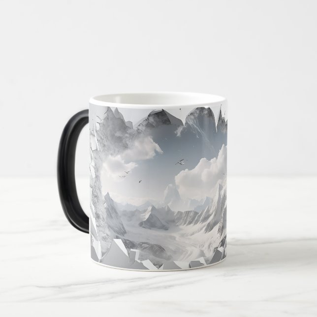 Caneca Mágica 3D Landscape  (Frente Esquerda)
