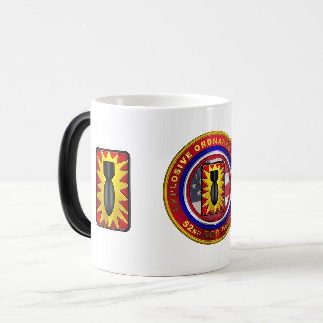 Caneca Mágica 52º Grupo de Eliminação de Ordenações Explosivas (Frente Esquerda)